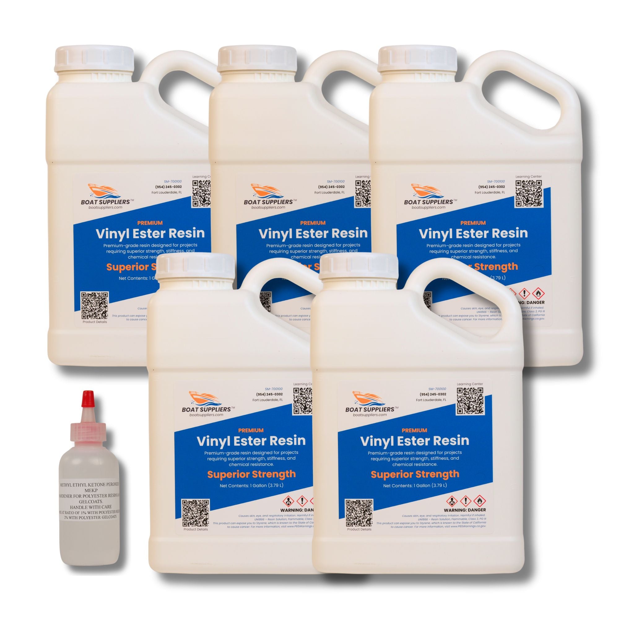 Boat Suppliers Vinyl Ester Resin - 5 Gallon Kit